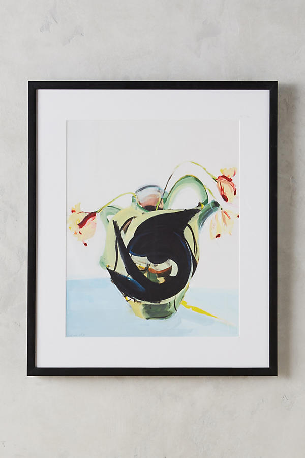 Fish And Vase Wall Art