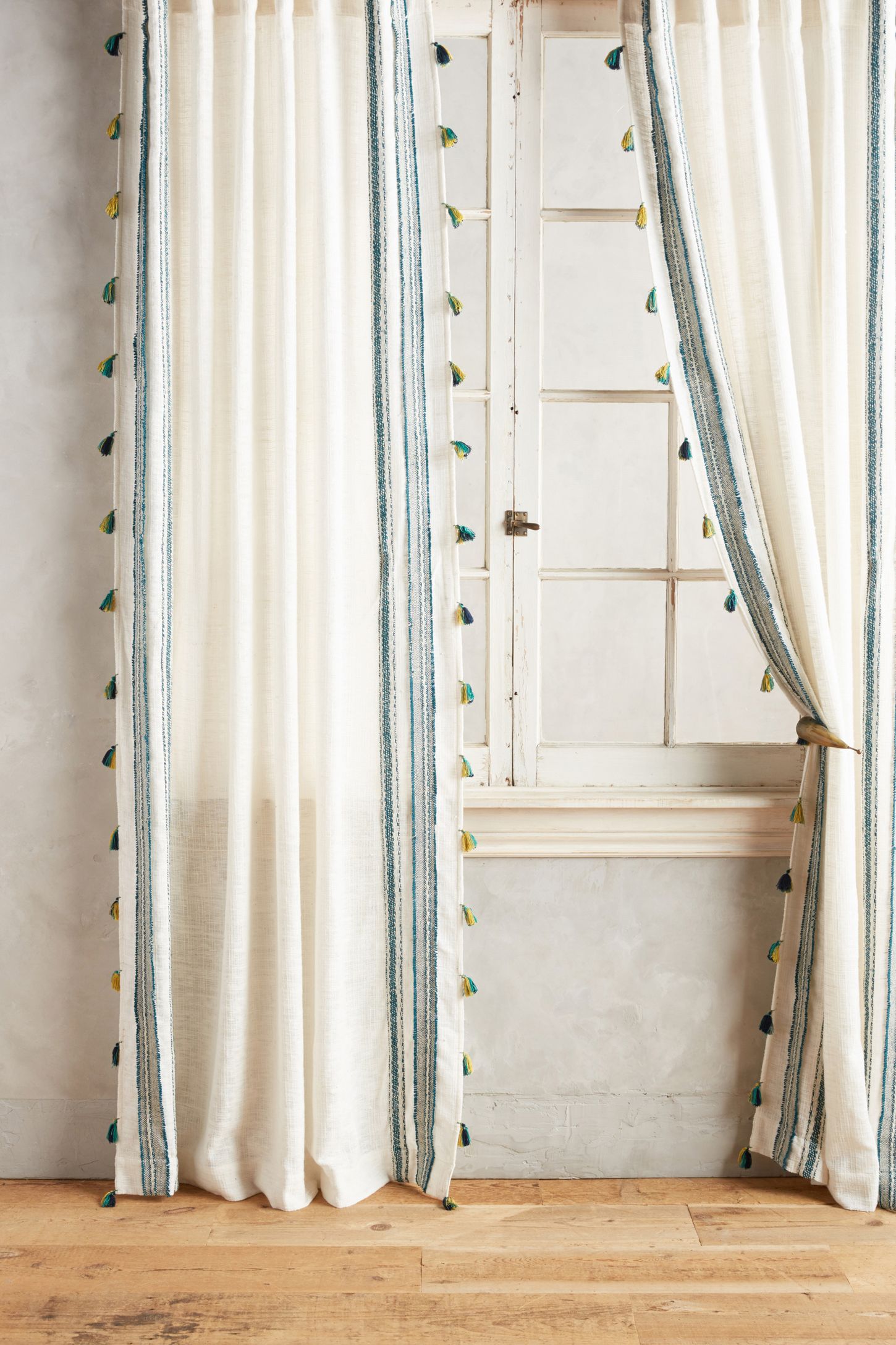 Fete Tassel Curtain | Anthropologie