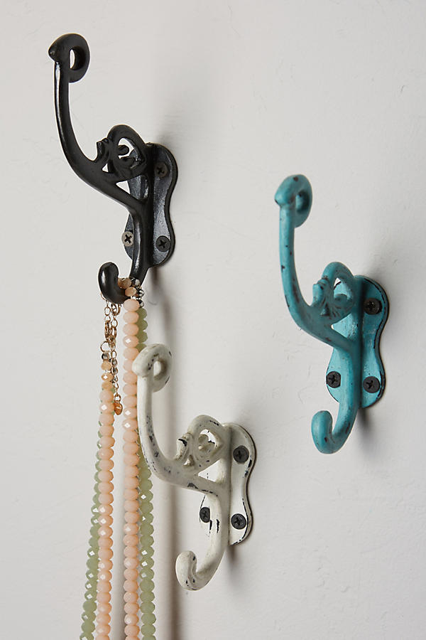 Slide View: 3: Cast Iron Marais Hook