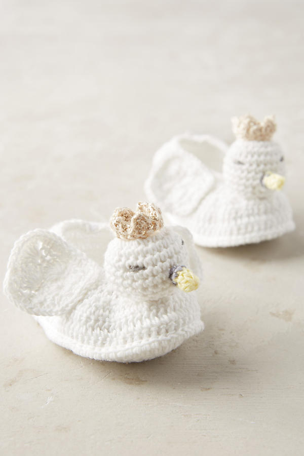 Slide View: 1: Crocheted Booties