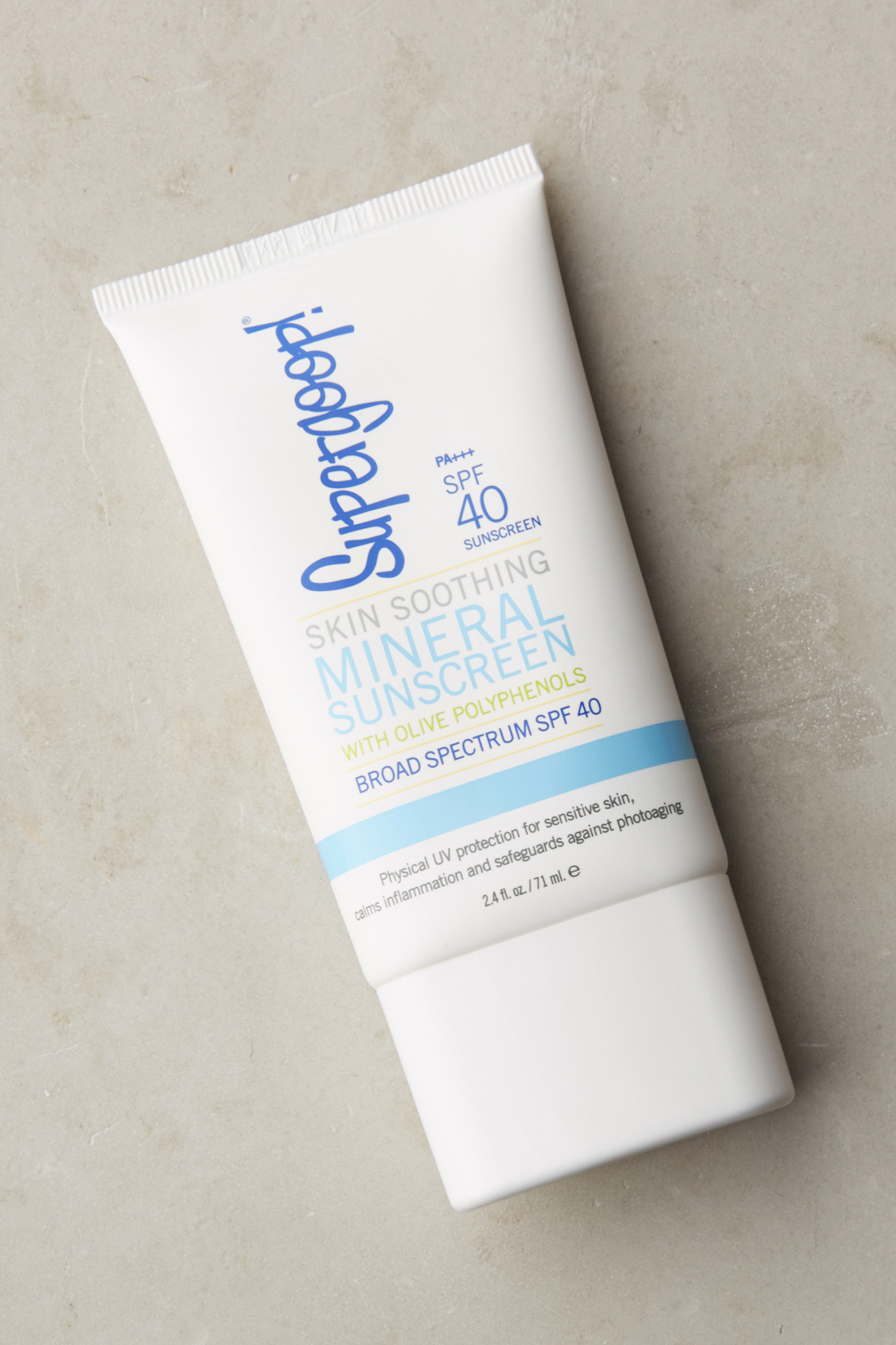 Supergoop! Skin Soothing Mineral Sunscreen With Olive Polyphenols Anthropologie