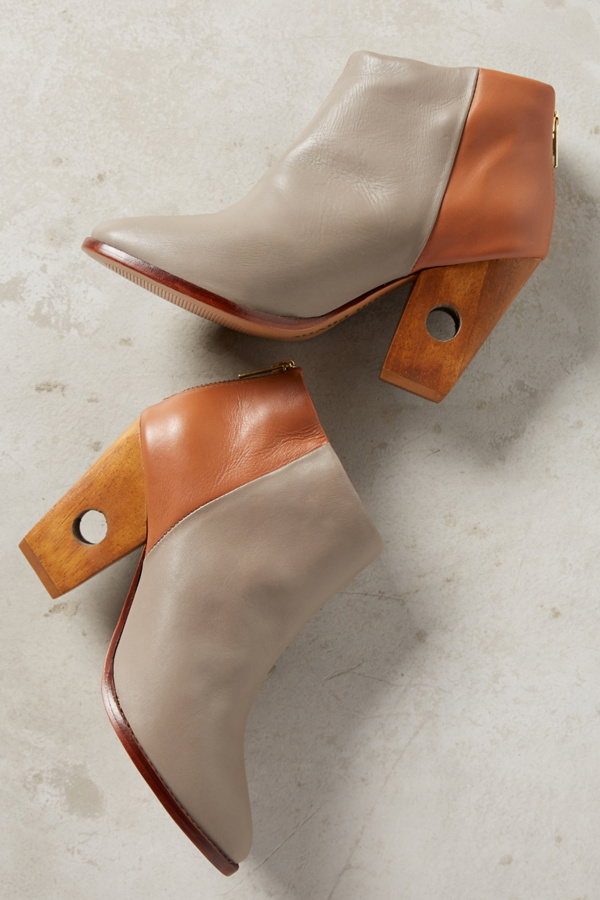 Nina Payne Halsey Cutout Heel Booties