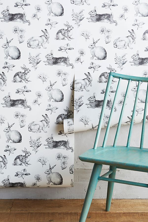 Slide View: 2: Toile Lapin Wallpaper