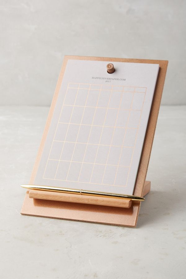 Easel Desk Calendar Anthropologie