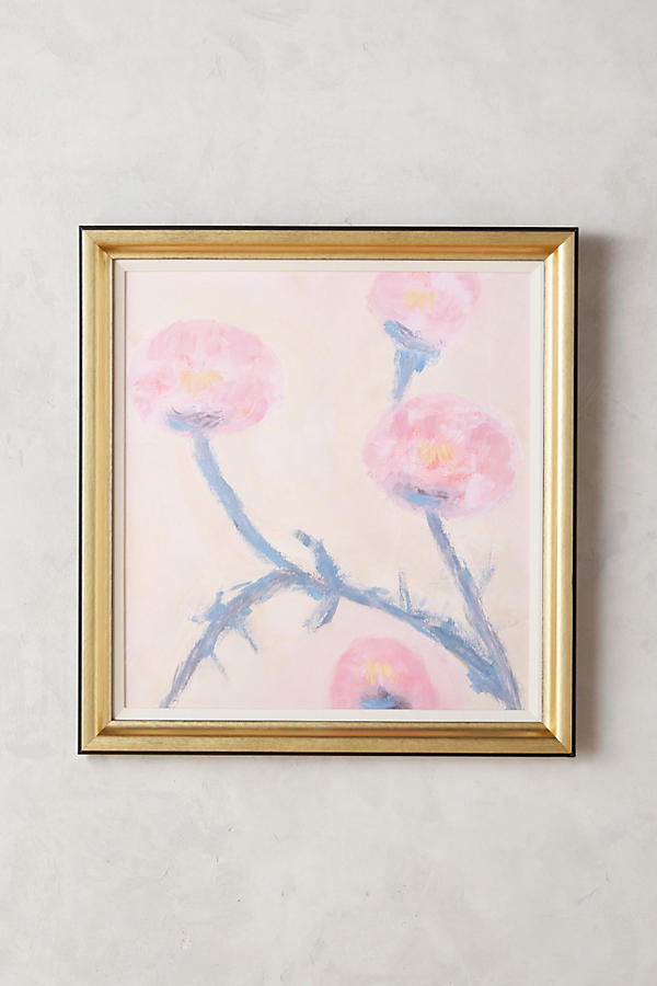 Slide View: 1: Pink Rose Wall Art