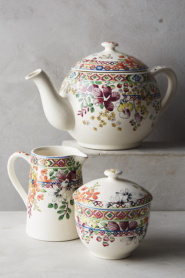 Slide View: 2: Gien Bagatelle Teapot