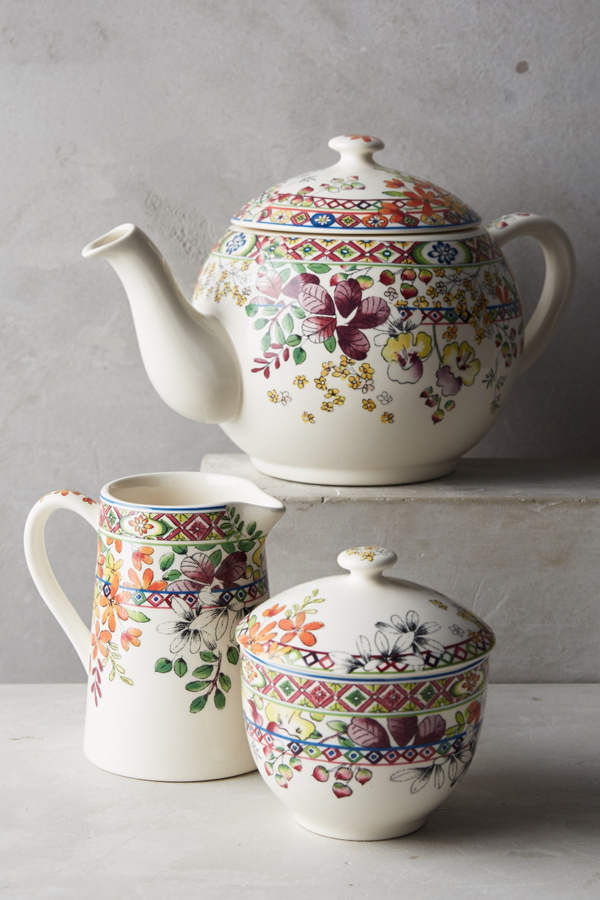 Gien Bagatelle Teapot Anthropologie