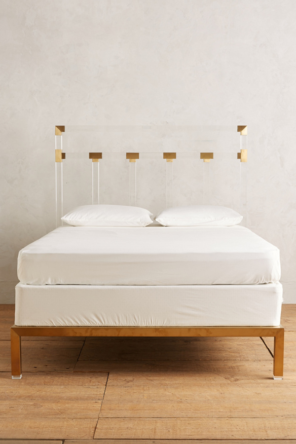 Oscarine Lucite Four-Poster Bed | Anthropologie