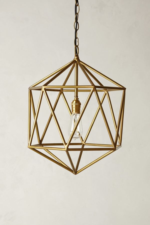 Slide View: 1: Euclidean Pendant, Faceted Orb