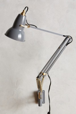 anglepoise original 1227 brass wall light