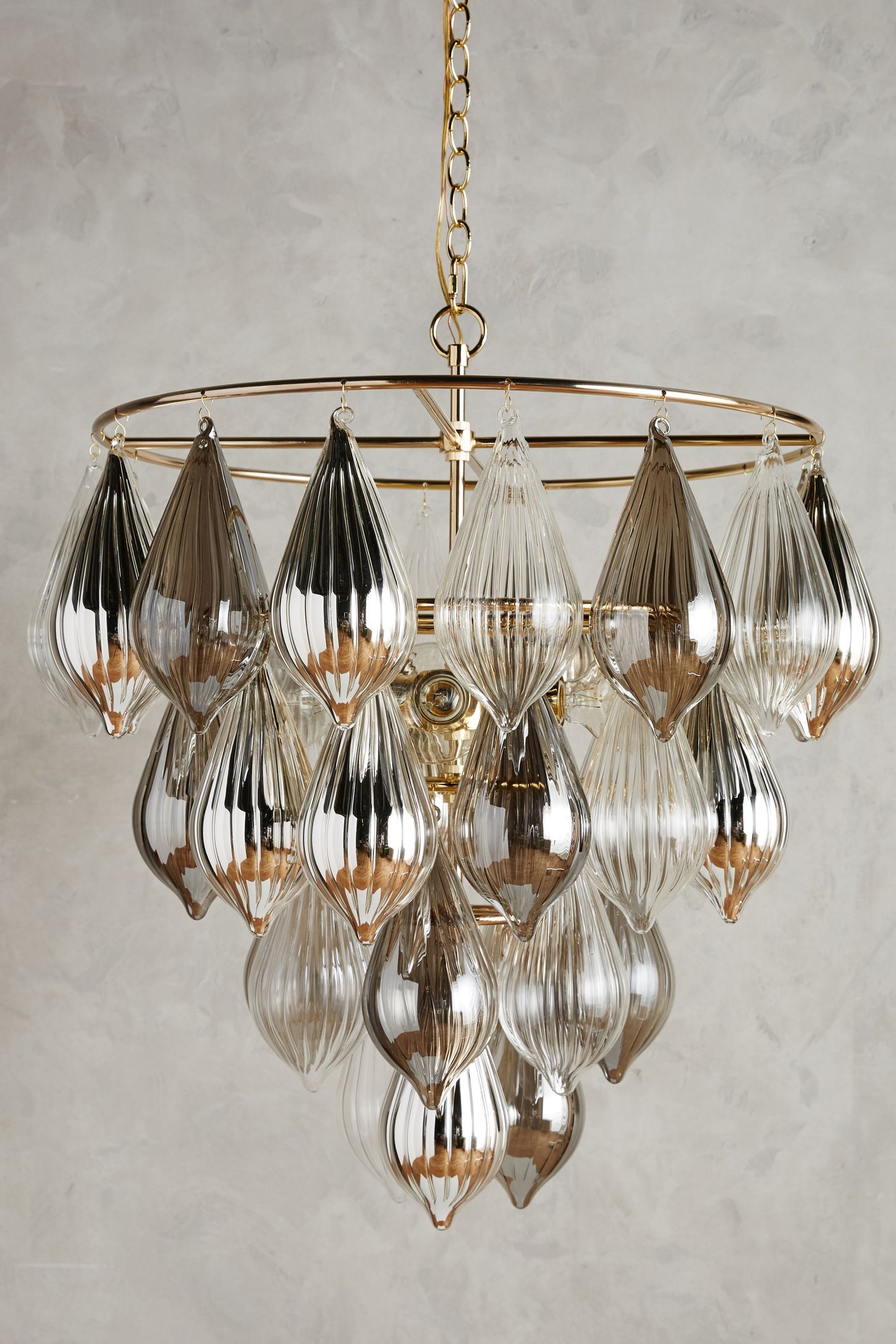 Clustered Droplet Chandelier | Anthropologie