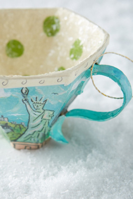 Teacup Ornament Anthropologie