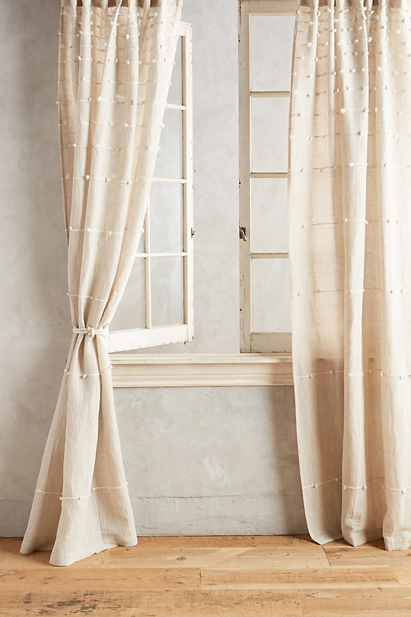 Slide View: 1: Handloom-Woven Curtain