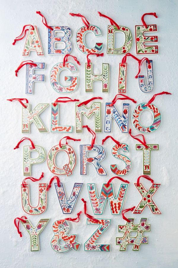 Innsbruck Monogram Christmas Ornament