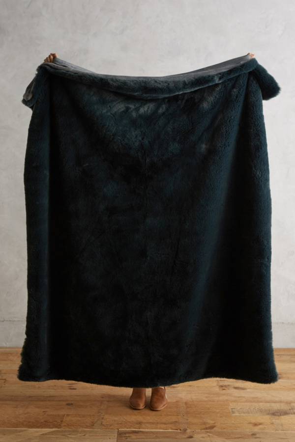 Fireside FauxFur Throw Anthropologie