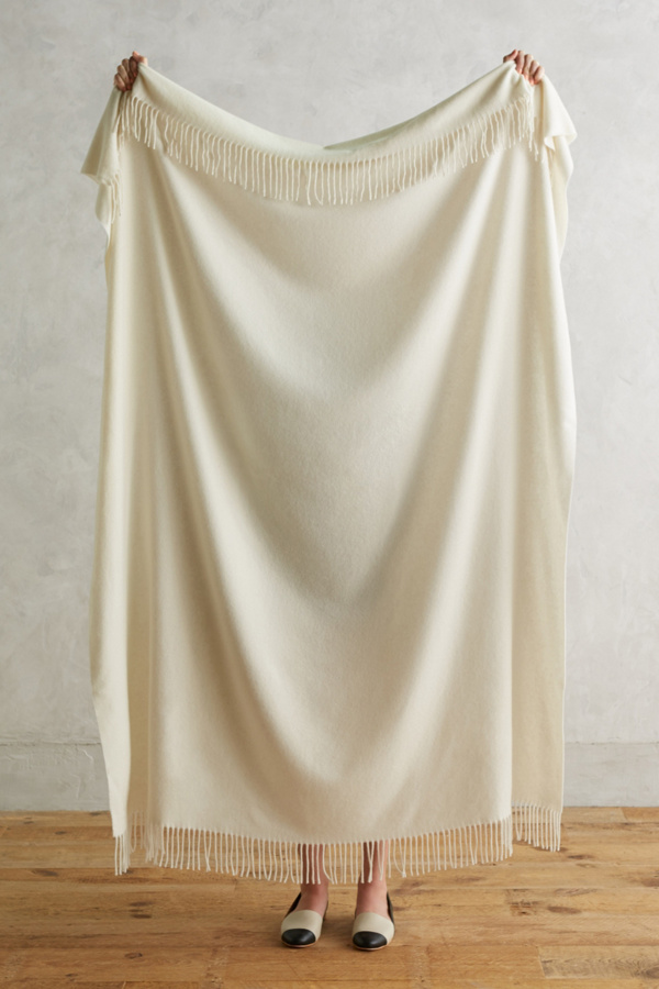 Italian Cashmere Throw Blanket Anthropologie