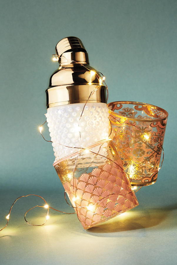 Hobnail Glass Cocktail Shaker Anthropologie