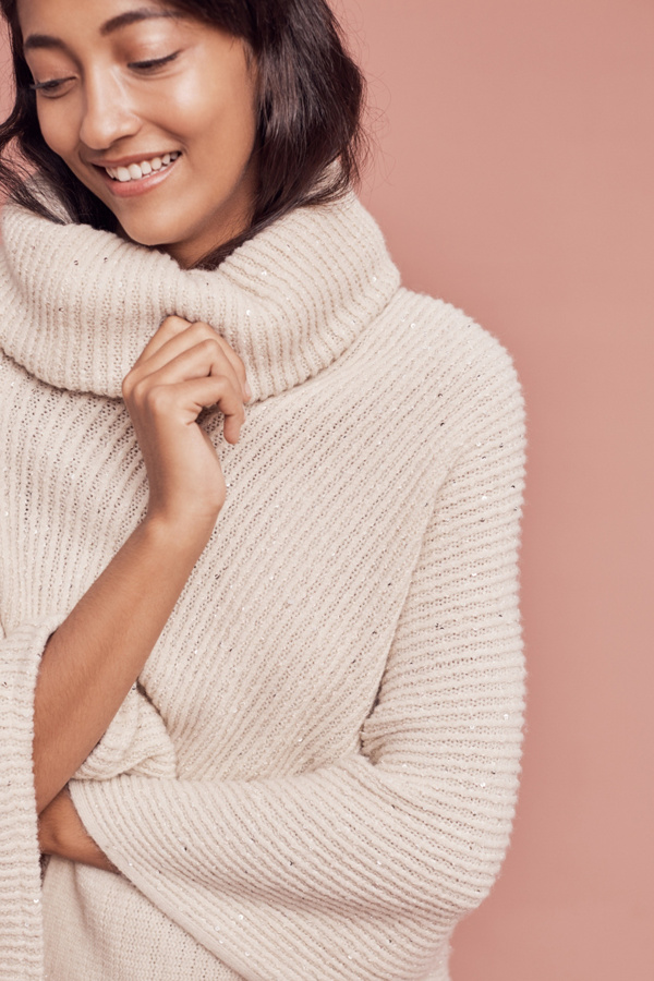 sequin cowl