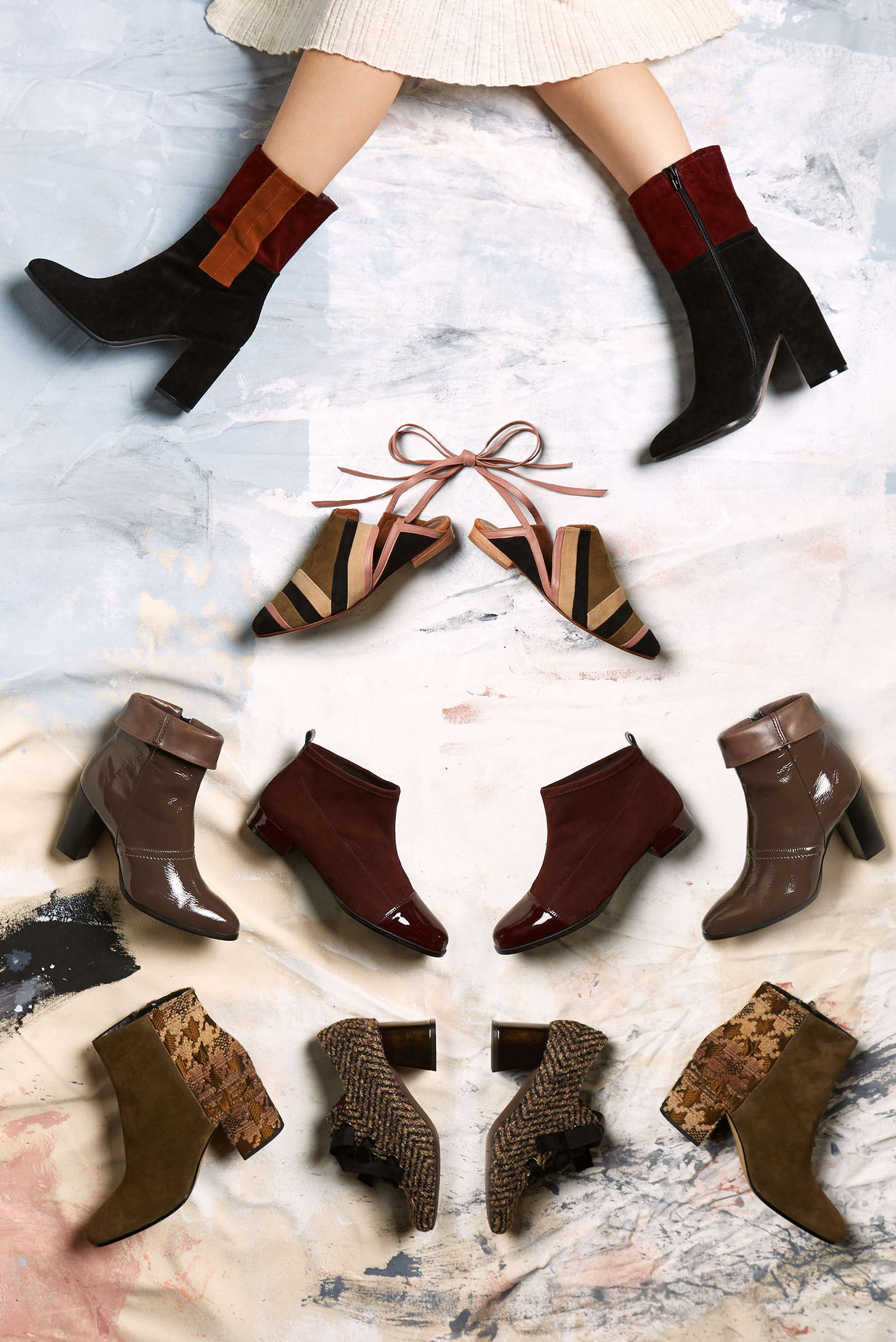 ankle wrap mules