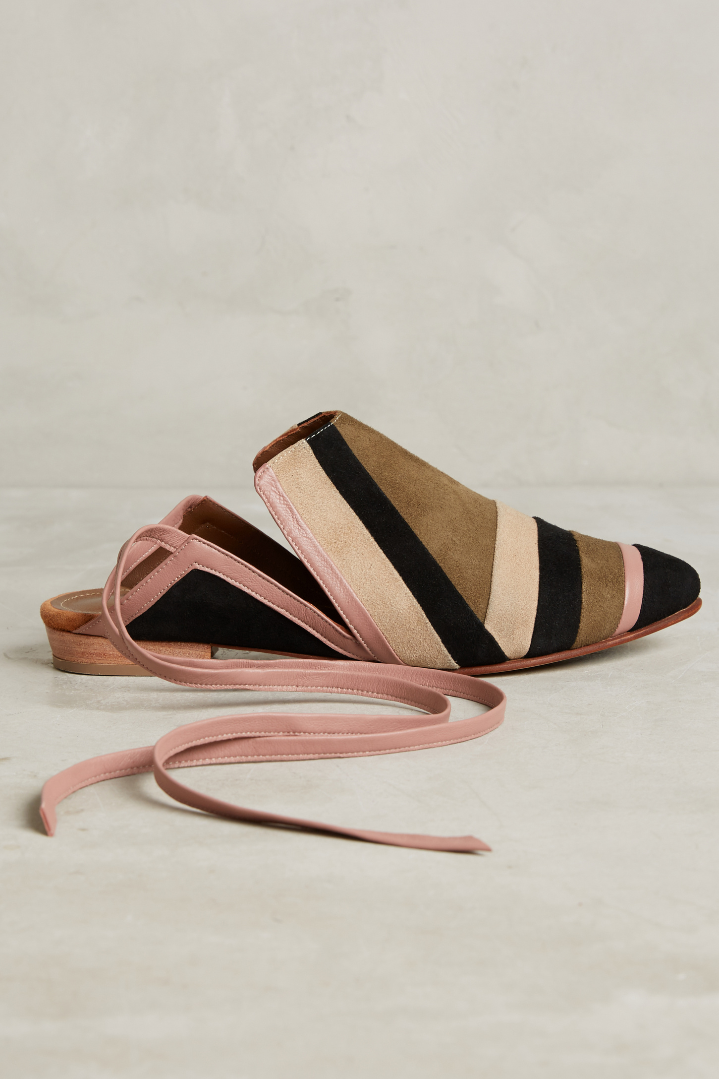 ankle wrap mules