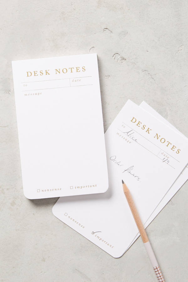 Jot It Down Notepad | Anthropologie