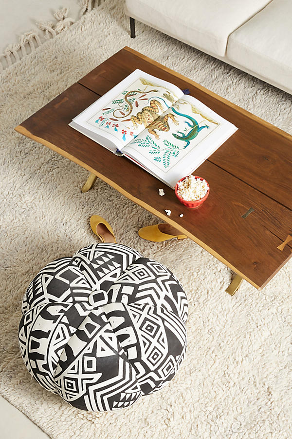 Slide View: 1: WHIT Geo-Printed Pouf
