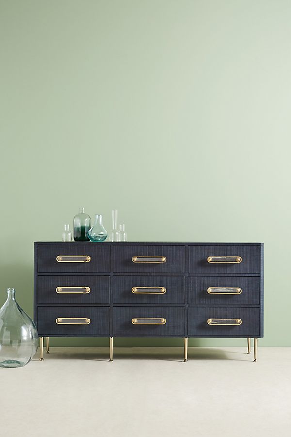 Slide View: 1: Odetta Nine-Drawer Dresser