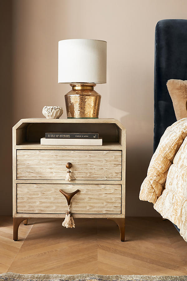 Slide View: 1: Zagora Tasseled Nightstand