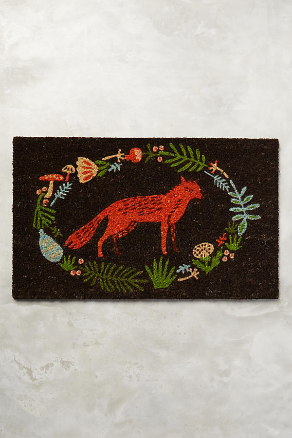 Ringed Fox Doormat