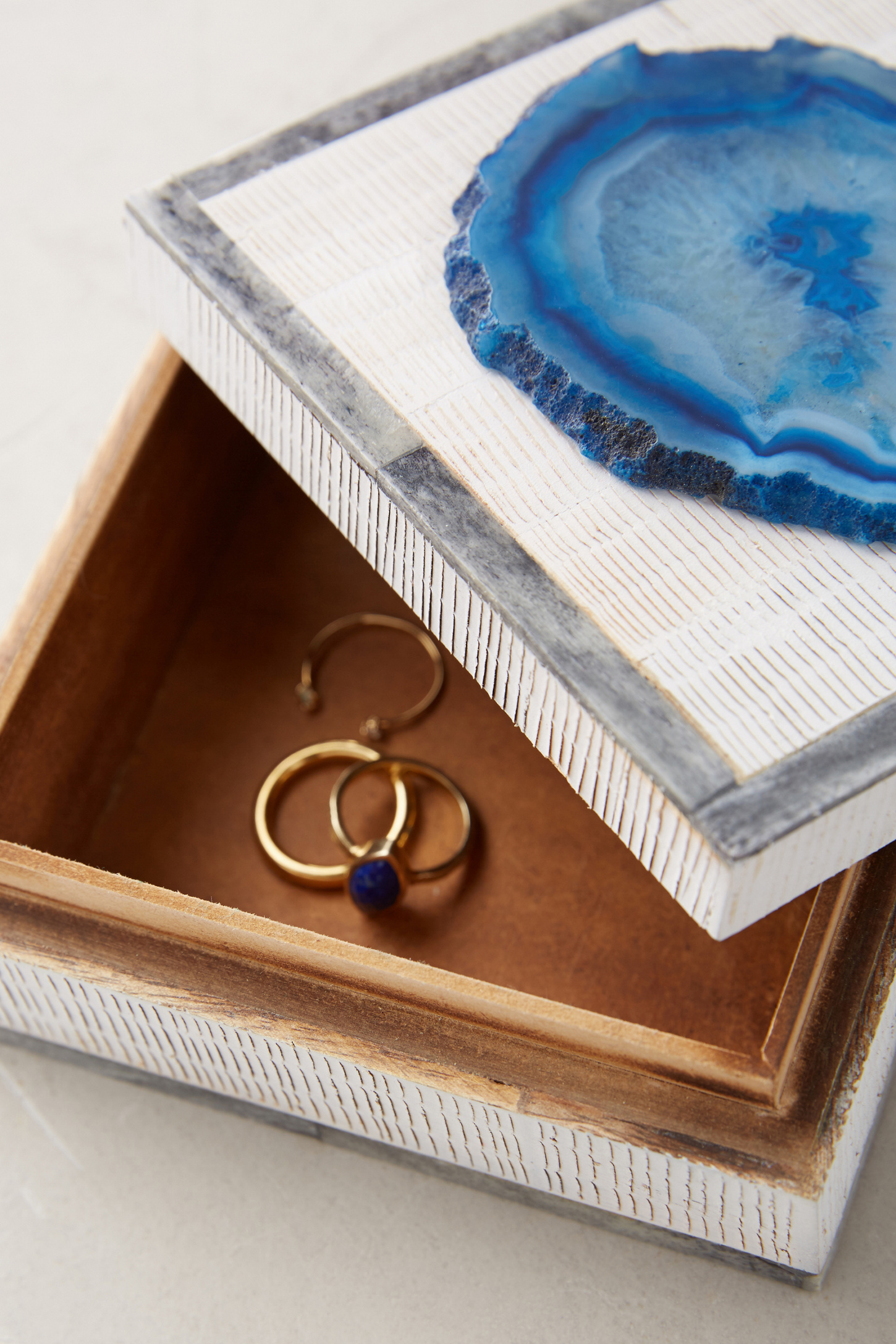 AgateTopped Jewelry Box Anthropologie