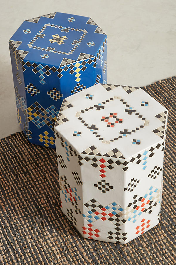 Slide View: 3: Moussem Ceramic Stool