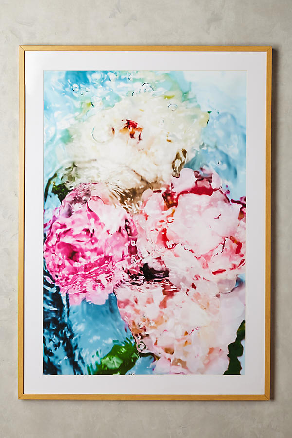Slide View: 1: Abstract Floral No. 5 Wall Art