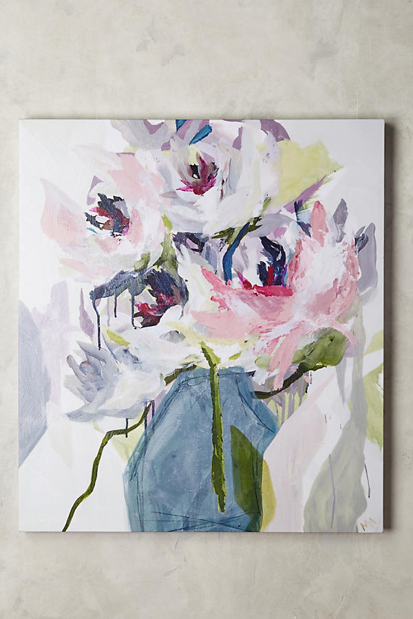 Slide View: 1: Flowers Stick Wall Art