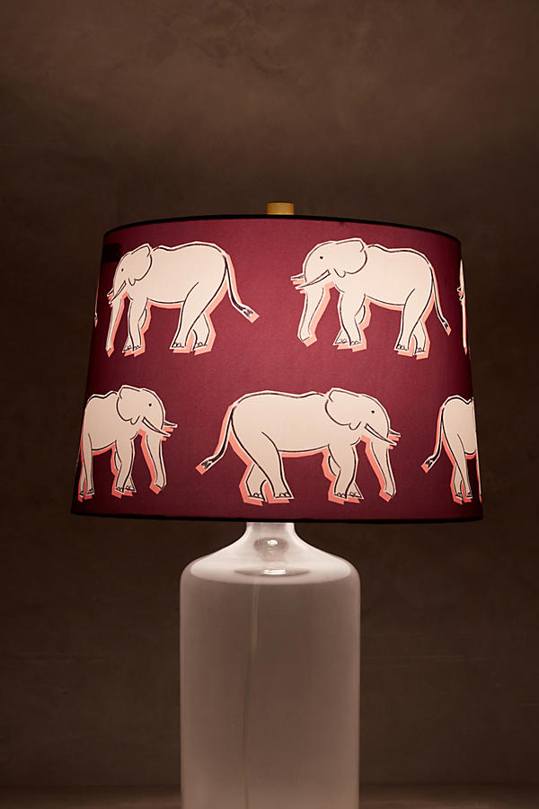 Slide View: 2: Sketched Safari Lamp Shade