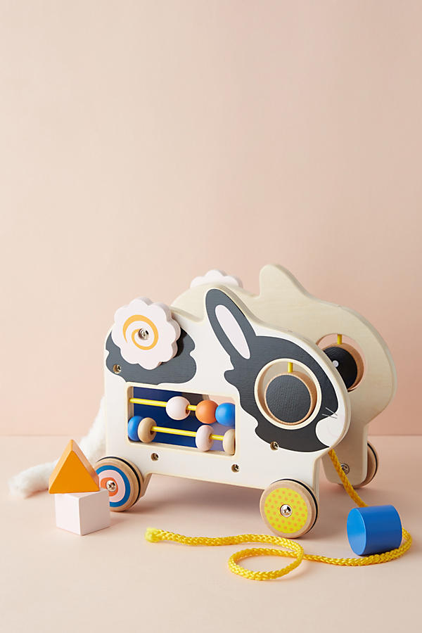Slide View: 1: Hopalong Rabbit Pull Toy