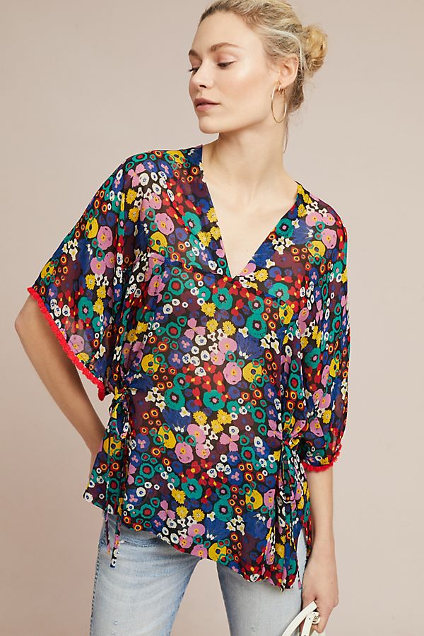 Slide View: 1: Nero Ruffled Top