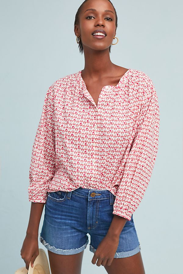 Slide View: 1: Oprah Embroidered Buttondown