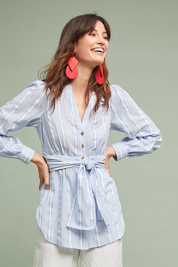 Slide View: 1: South Seas Belted Buttondown
