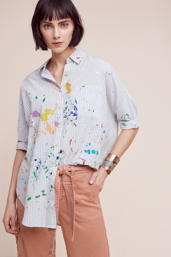 Painterly Buttondown