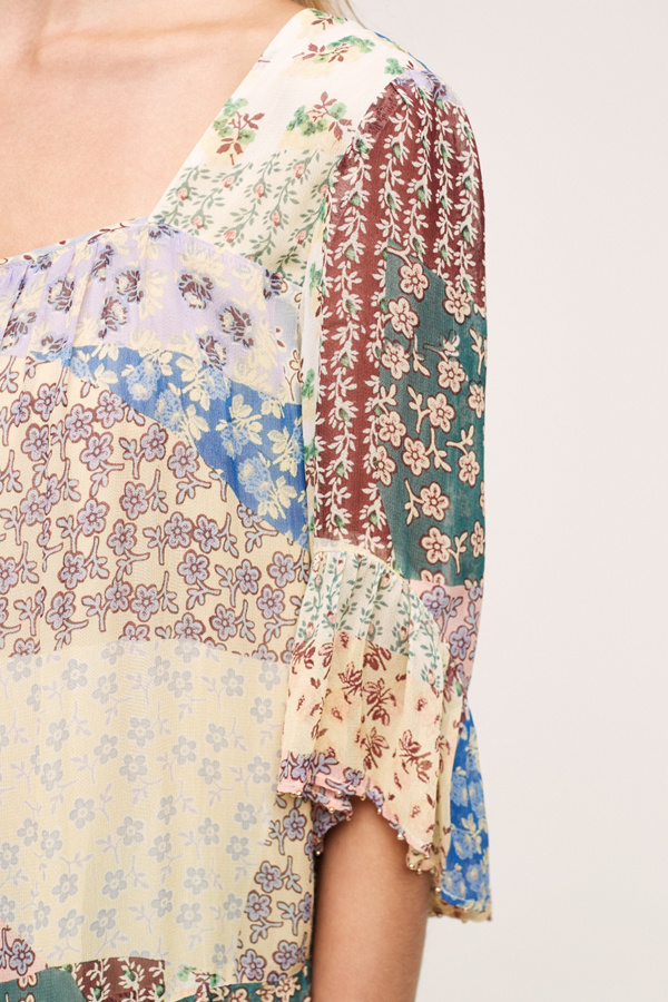 OMBRE PEASANT TOP
