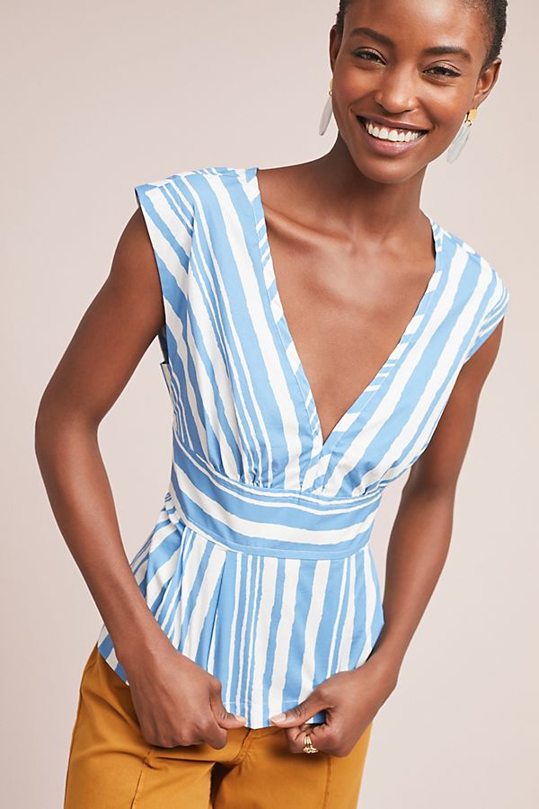 Slide View: 1: Catamaran Striped Top