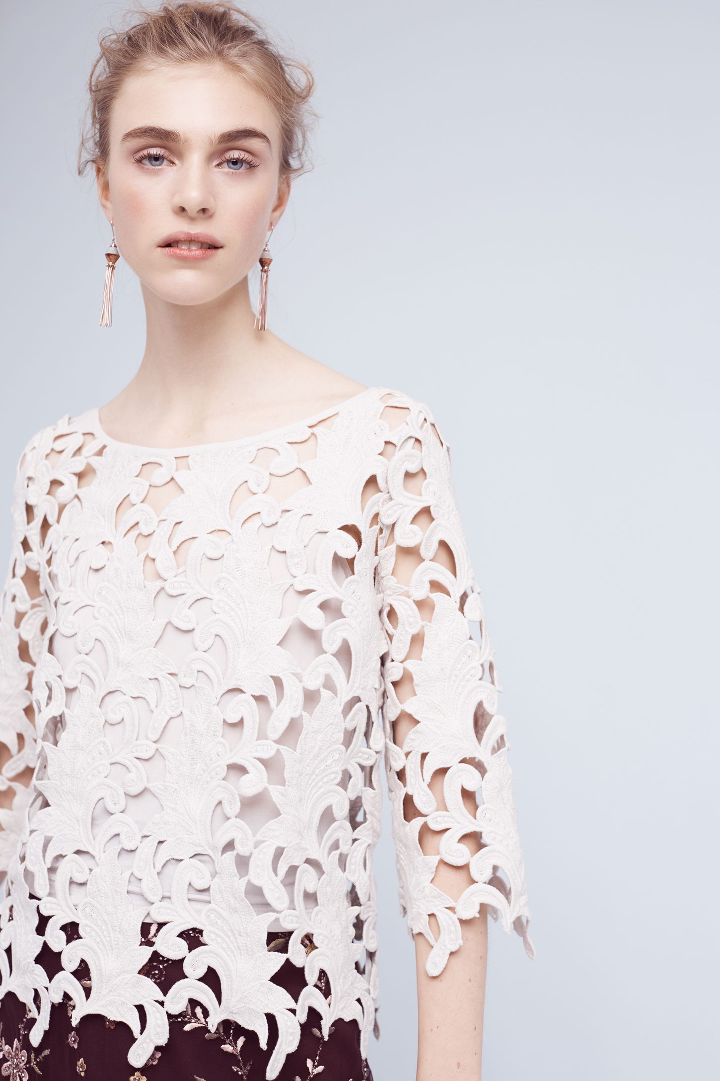 Guipure Lace Top | Anthropologie