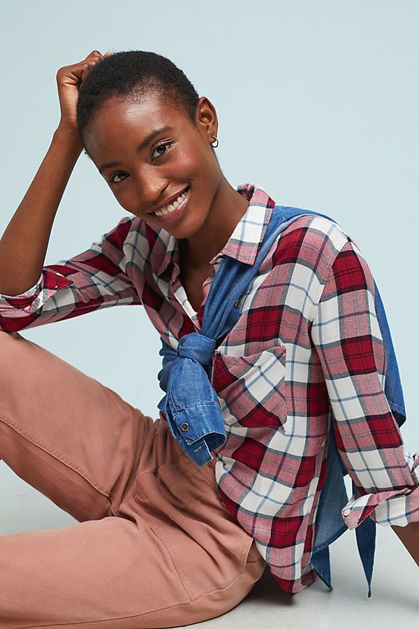Slide View: 1: Rails Hunter Plaid Buttondown