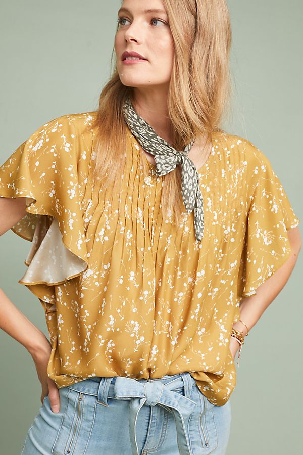 Slide View: 1: Cheerful Silk Blouse