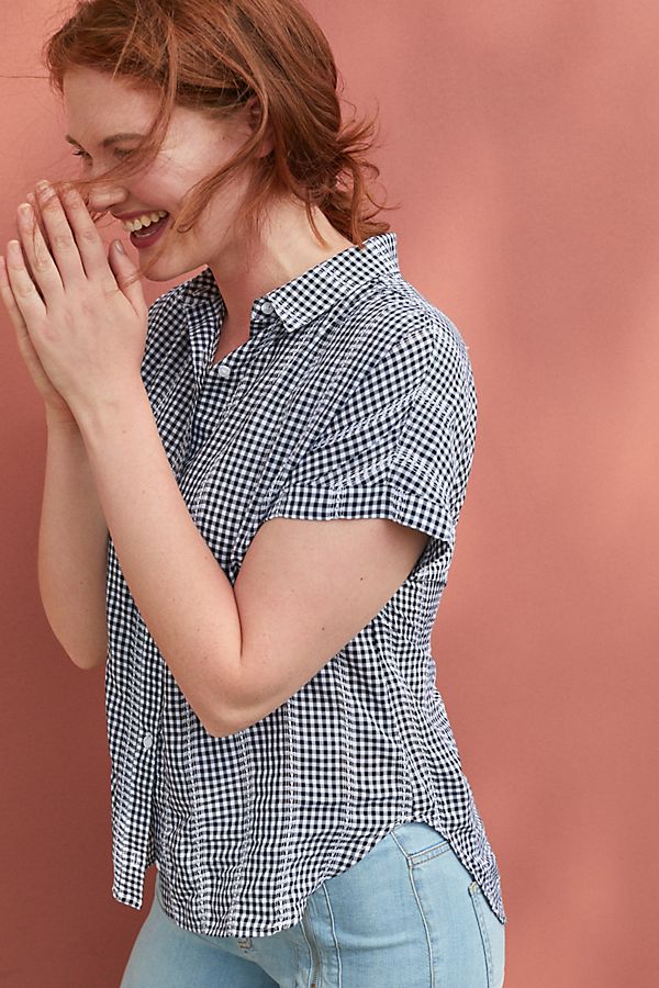 Slide View: 1: Cloth & Stone Gingham Buttondown