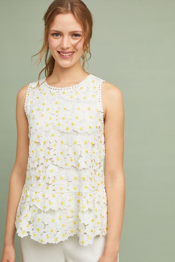 Slide View: 1: Lemay Lace Peplum Top