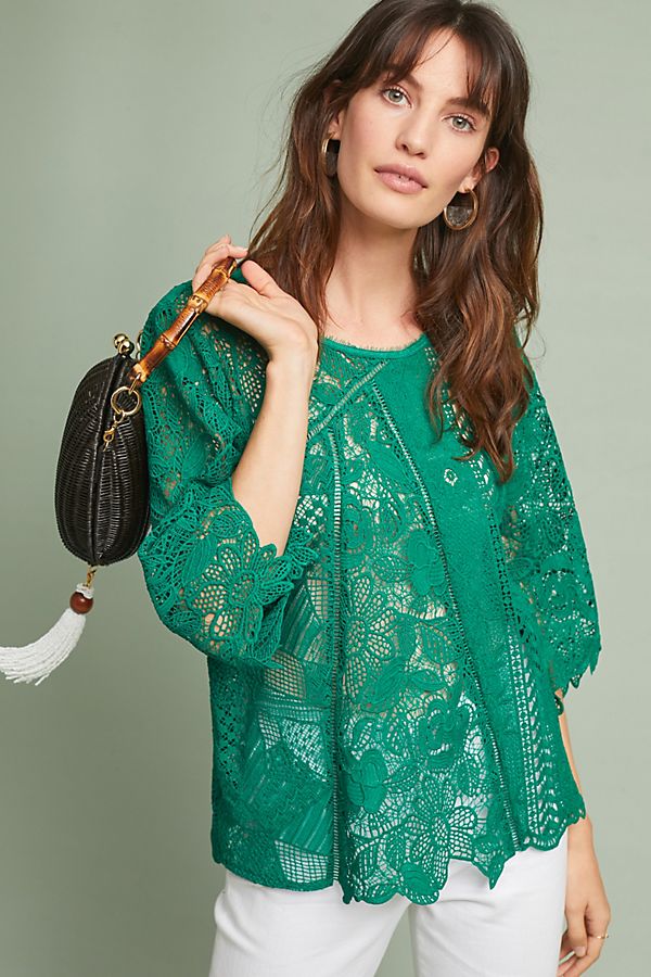 Slide View: 1: Galway Lace Blouse