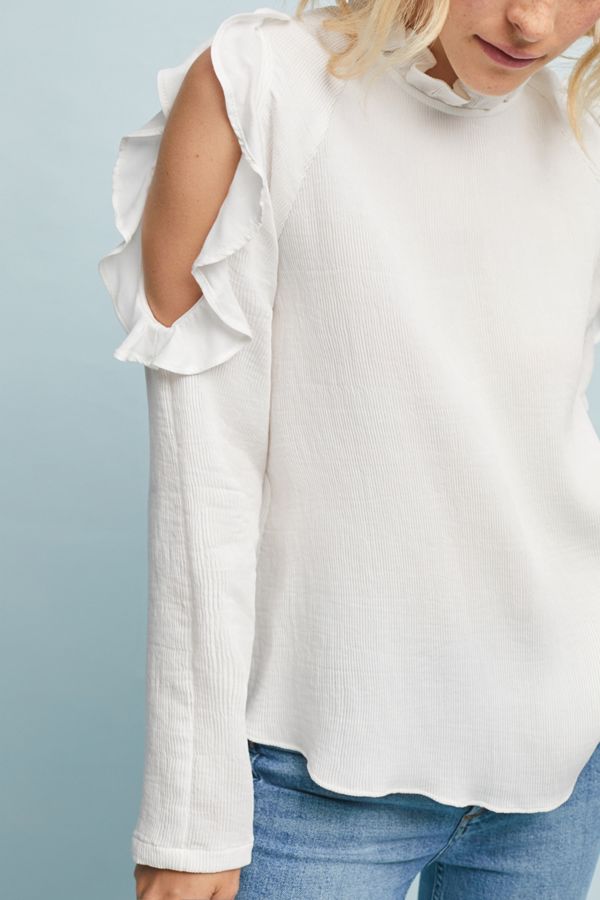 Antrim Open-Shoulder Pullover | Anthropologie