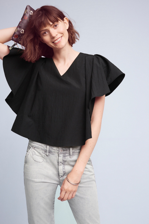 Slide View: 1: Emaria Poplin Blouse