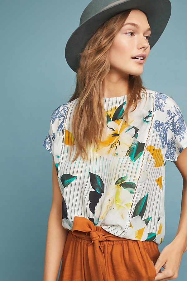 Slide View: 1: Southern Silk Blouse